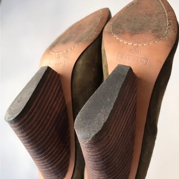 Steven by Steve Madden olive wedge boot Malik - Picture 5 of 7